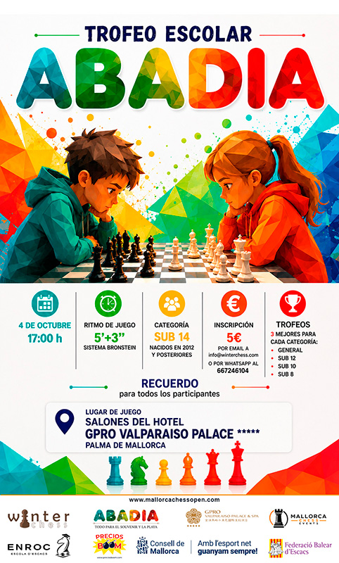 Trofeo escolar ABADIA 2026